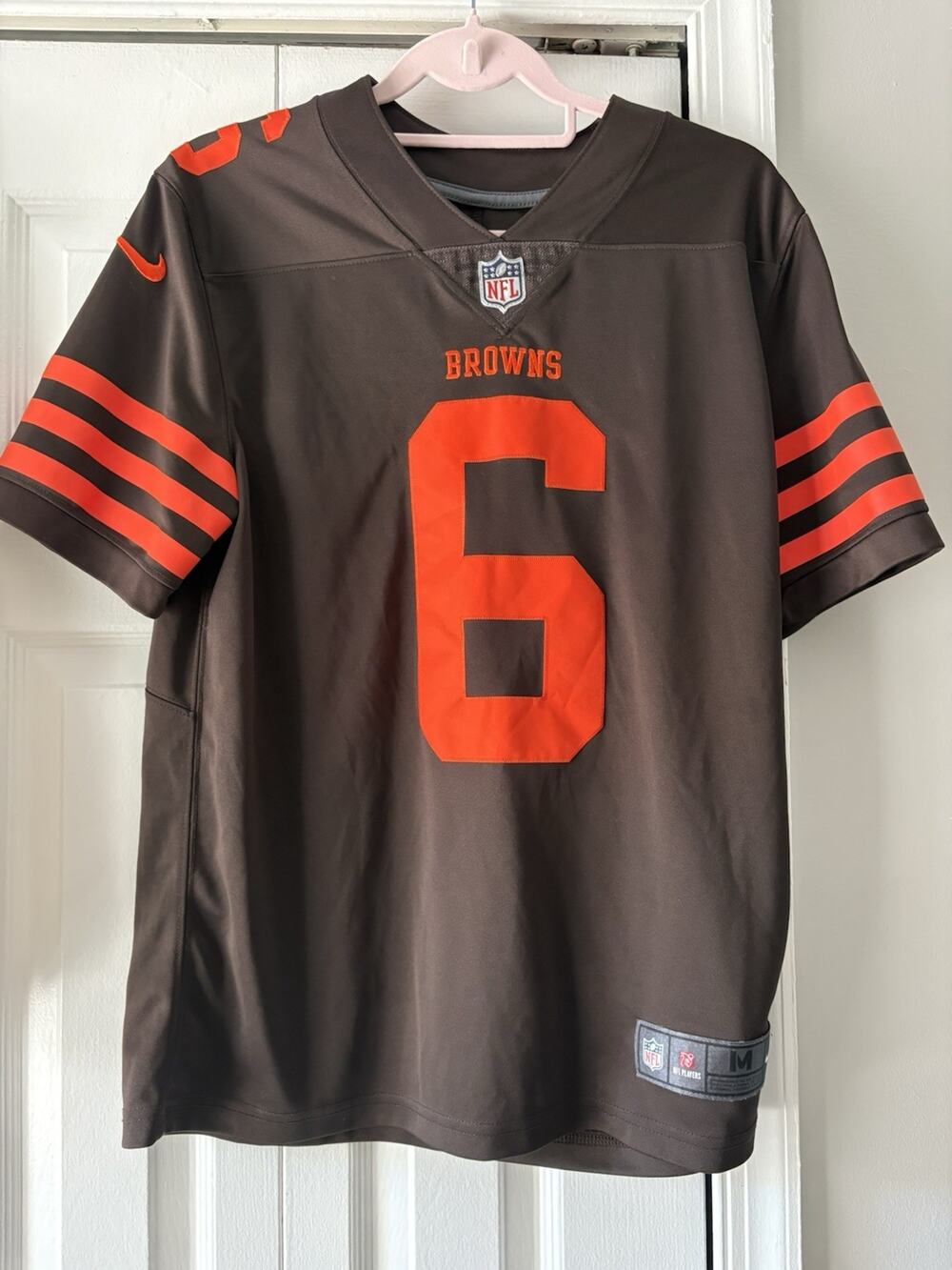 Cleveland Browns Jersey Mens Medium Brown #6 Mafield Nike NFL Football